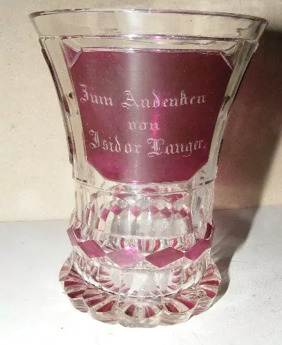 STAROŽITNÝ POHÁR BIDERMAER