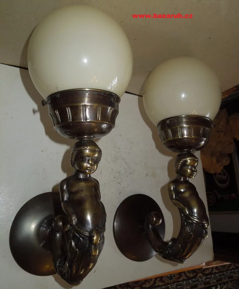 LAMPIČKA NA STĚNU 2 KS NÁSTĚNNÁ LAMPA FIGURÁLNÍ