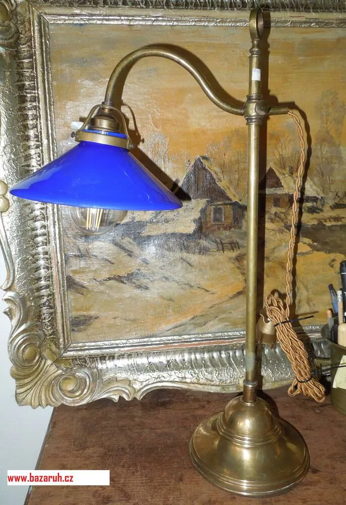 STAROŽITNÁ LAMPA ELEKTRICKÁ LAMPIČKA