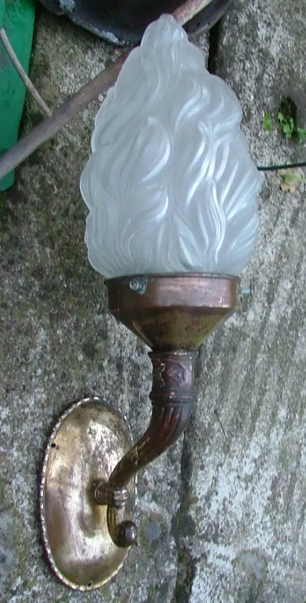 STAROŽITNÁ LAMPIČKA NA STĚNU 1 KS NÁSTĚNNÁ LAMPA