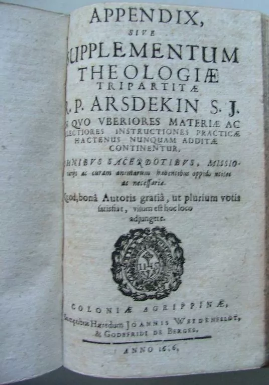 THEOLOGIA TRIPARTITA R.1687 ??