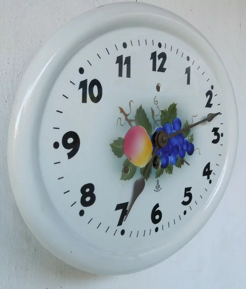HODINY PORCELÁNOVÉ KUCHYŇSKÉ (ELIPSA)