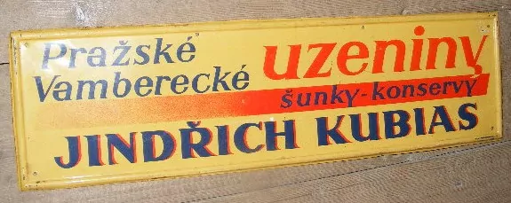 CEDULE PRAŽSKÉ VAMBERSKÉ UZENINY