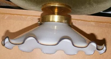 STROPNICE STARÝ LUSTR 1 KS STÍNÍTKO ŠIRM CCA 34