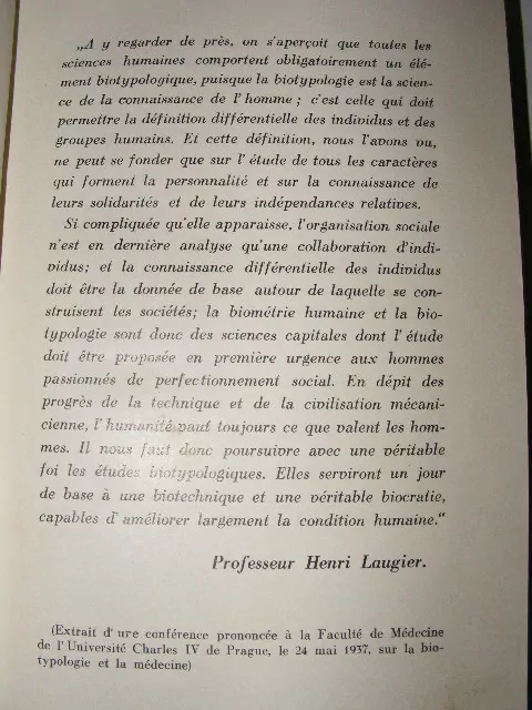 O LIDSKÉ KONSTITUCI 1939 ZAČÁTKY BYOTOPOLOGIE OBLAST LÉKAŘSTVÍ