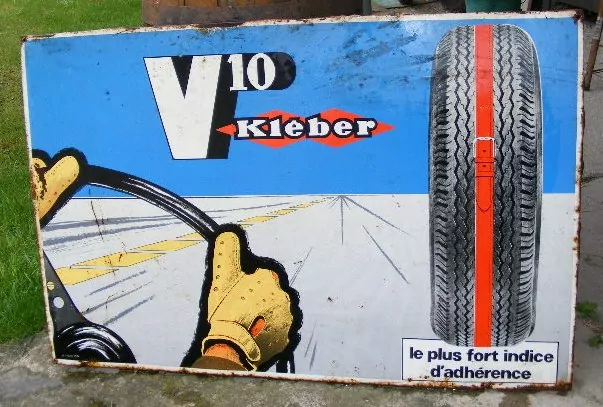 PLECHOVÁ CEDULE KLEBER