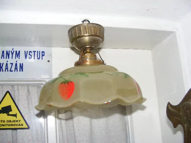 STROPNICE STARÝ LUSTR 1 KS STÍNÍTKO ŠIRM