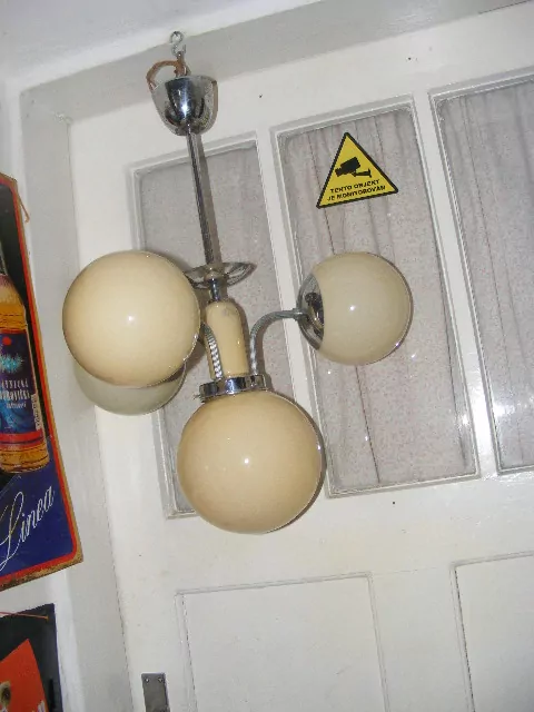 Lustr chrom  , chromový lustr