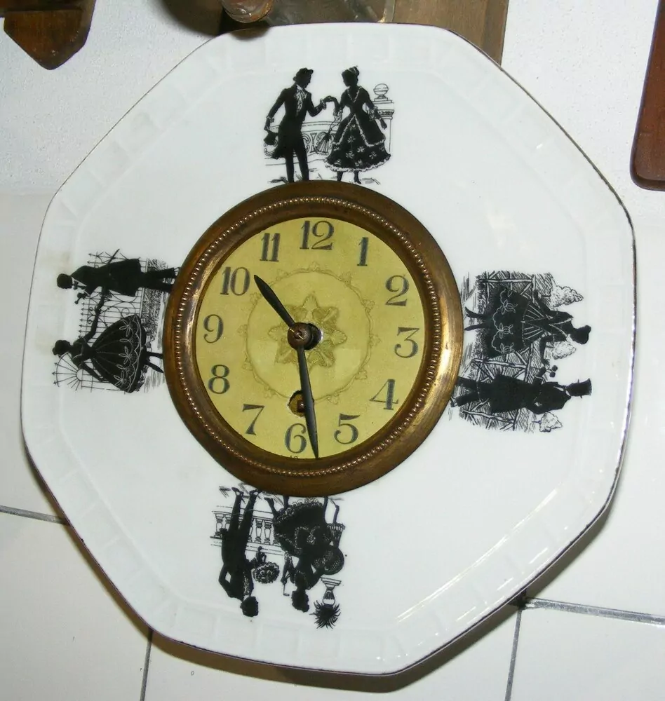 HODINY PORCELÁNOVÉ KUCHYŇSKÉ ROKOKO