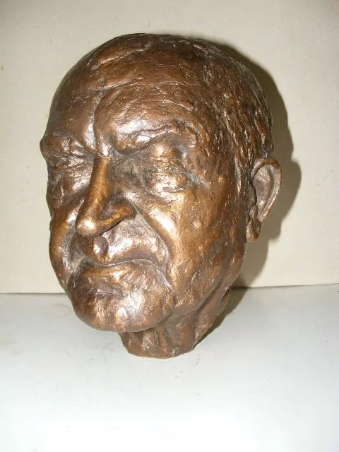 Bronzová SOCHA BYSTA sig, Valach Peter