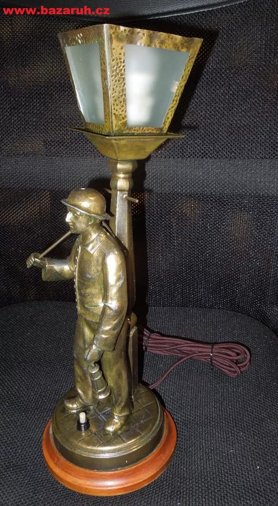 LAMPIČKA, LAMPA STAROŽITNÁ FIGURÁLNÍ