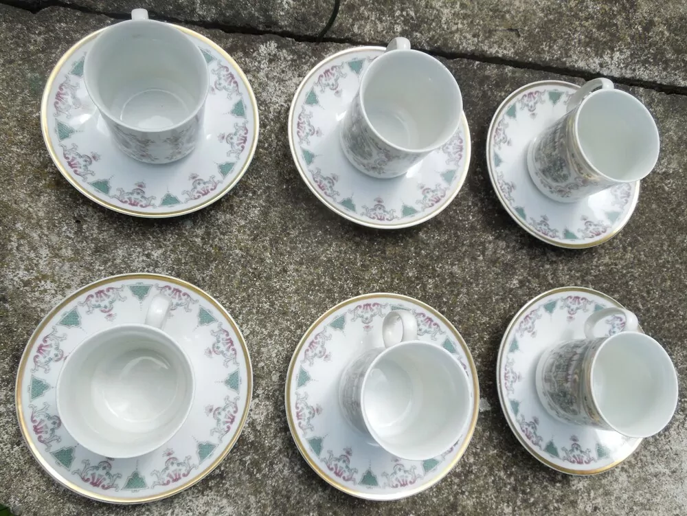 KÁVOVÁ SOUPRAVA PORCELÁNOVÁ