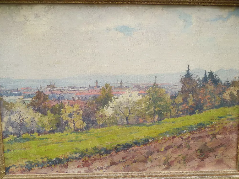OBRAZ "PROTI SLUNCI", JIŘÍ HEŘMAN, UHERSKÉ HRADIŠTĚ 1941