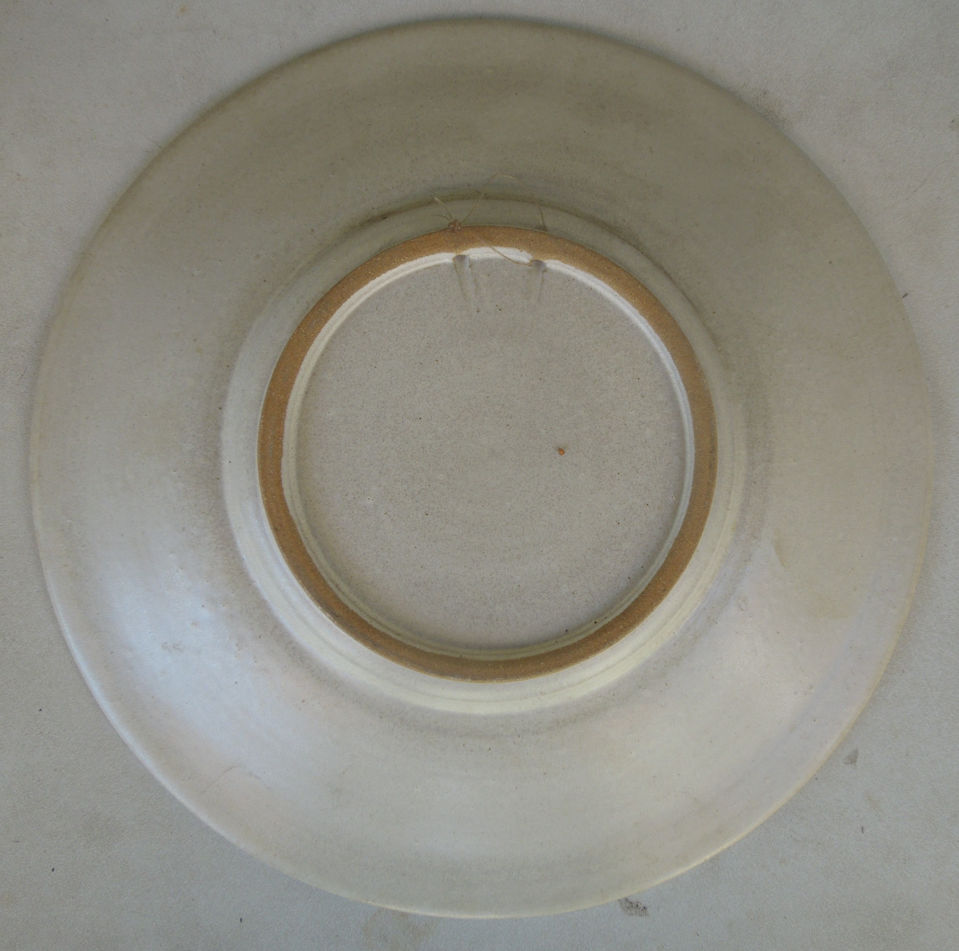 TALÍŘ KERAMIKA MODRÝ DEKOR PRŮMĚR 29 CM