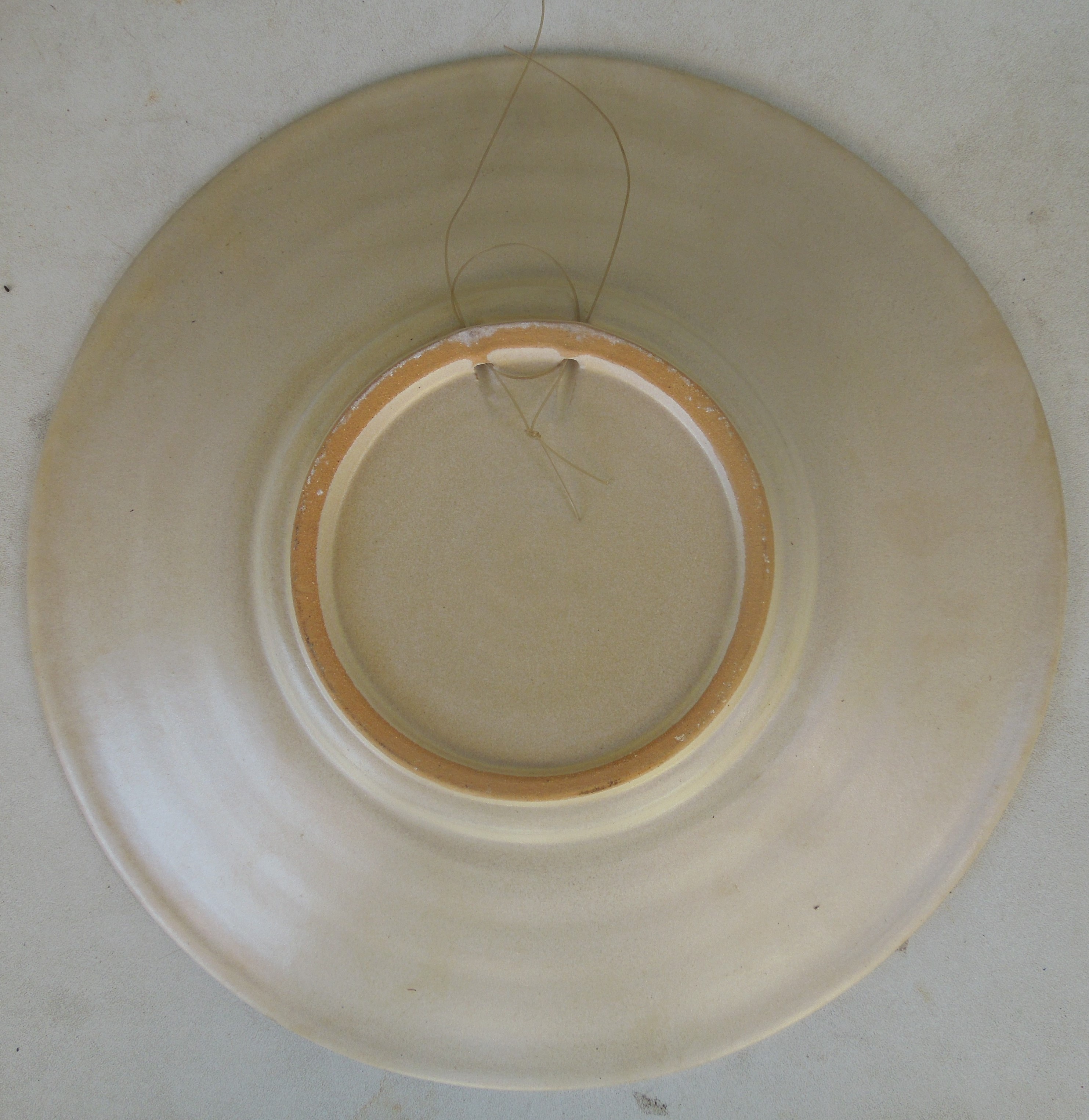 TALÍŘ KERAMIKA MODRÝ DEKOR PRŮMĚR 30 CM