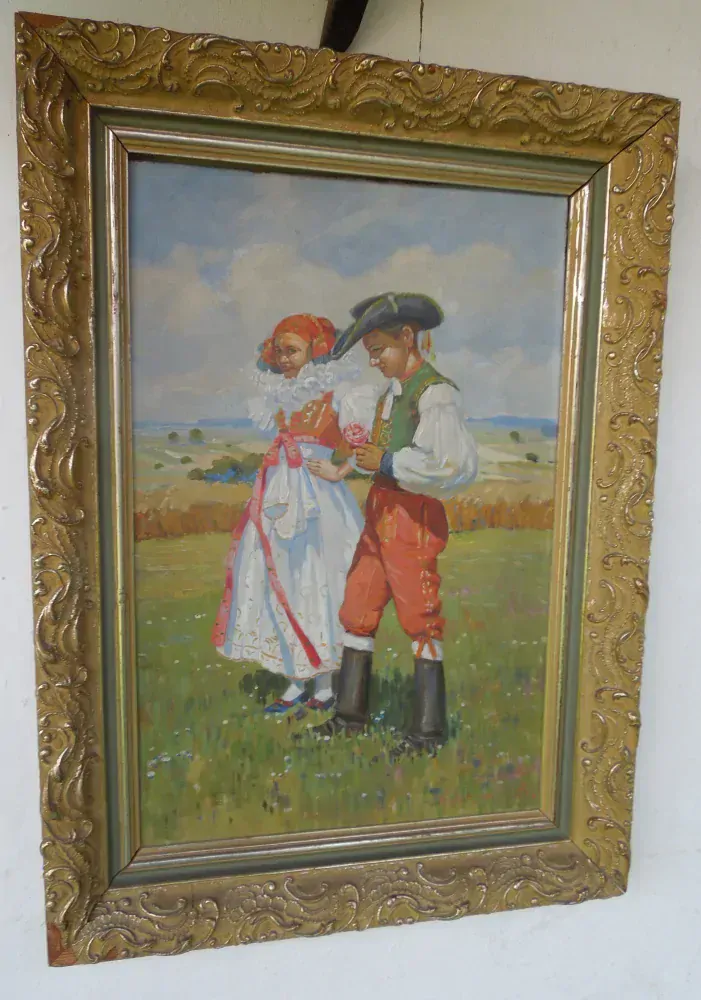 OBRAZ V KROJI Kostelec na Hané sig.