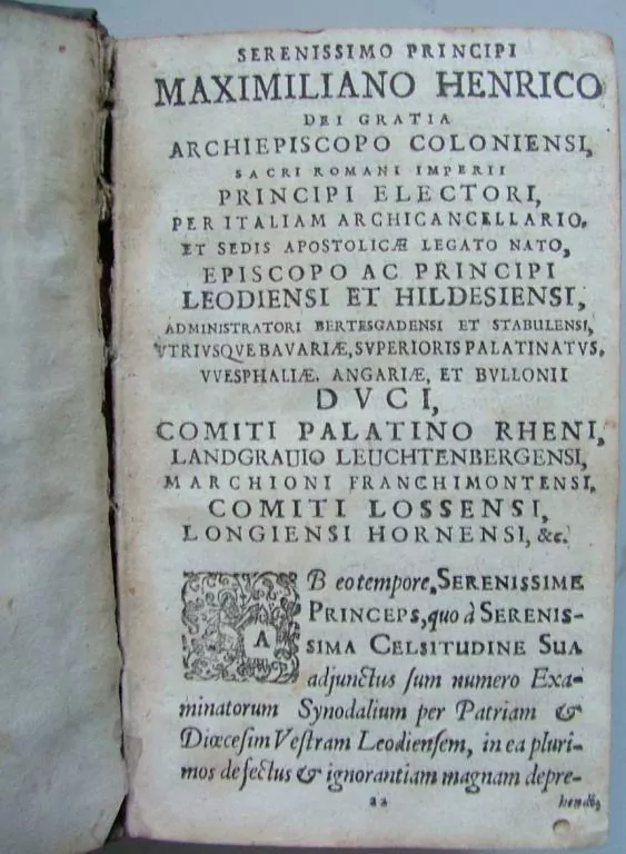 PRAXIS PASTORALIS THEOLOGIAE MORALIS R.1664 ??
