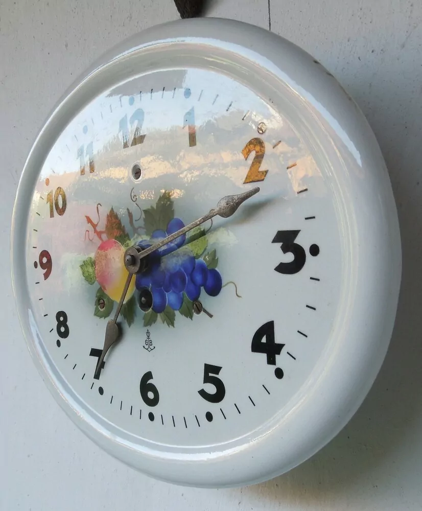 HODINY PORCELÁNOVÉ KUCHYŇSKÉ (ELIPSA)
