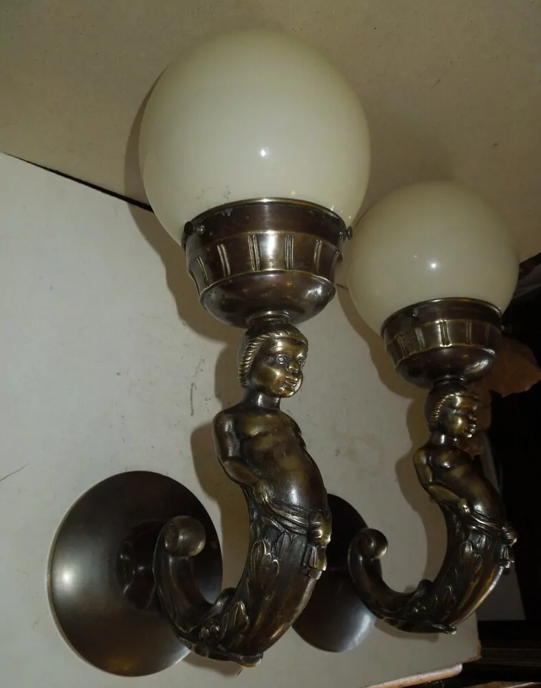 LAMPIČKA NA STĚNU 2 KS NÁSTĚNNÁ LAMPA FIGURÁLNÍ