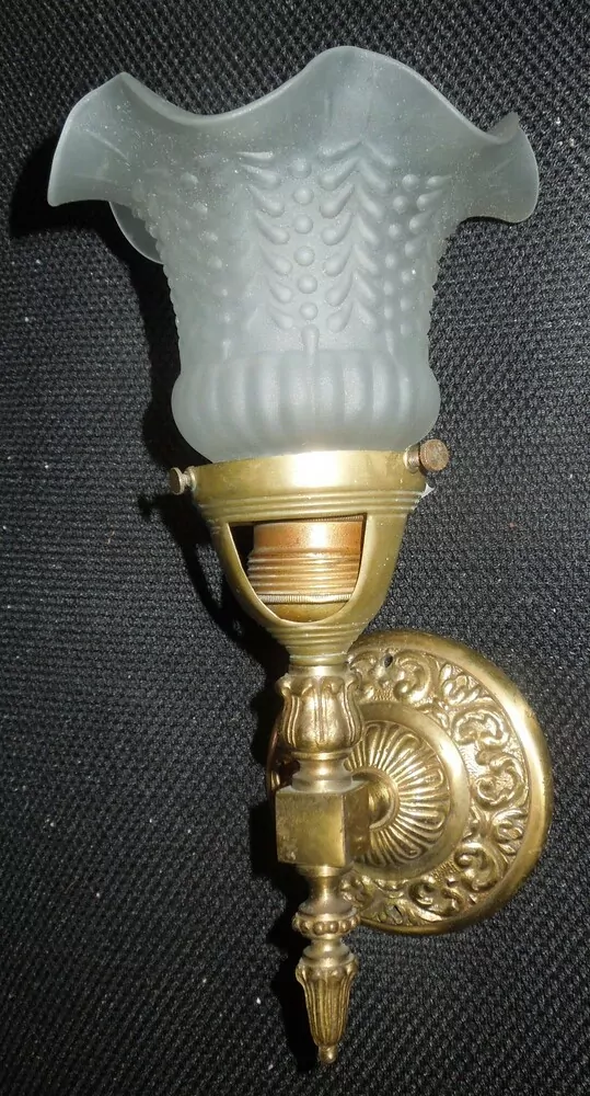 STAROŽITNÁ LAMPIČKA NA STĚNU 1 KS NÁSTĚNNÁ LAMPA