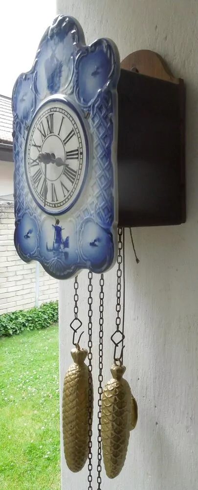 HODINY KUCHYŇSKÉ PORCELÁNOVÉ SELSKÉ