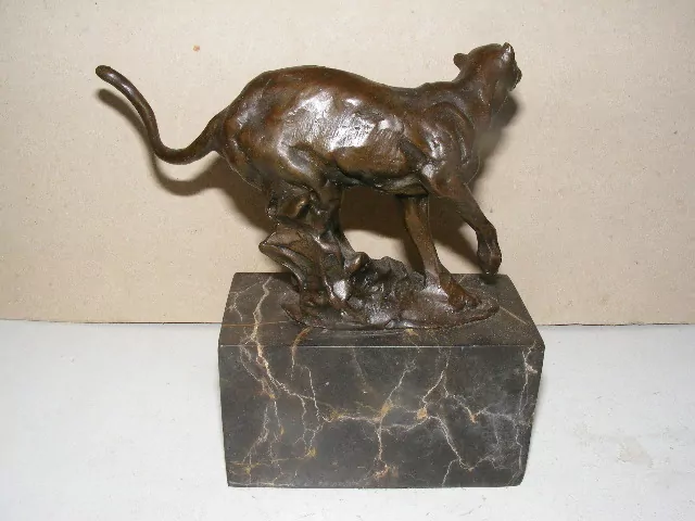 BRONZOVÁ SOCHA PUMA, BRONZ
