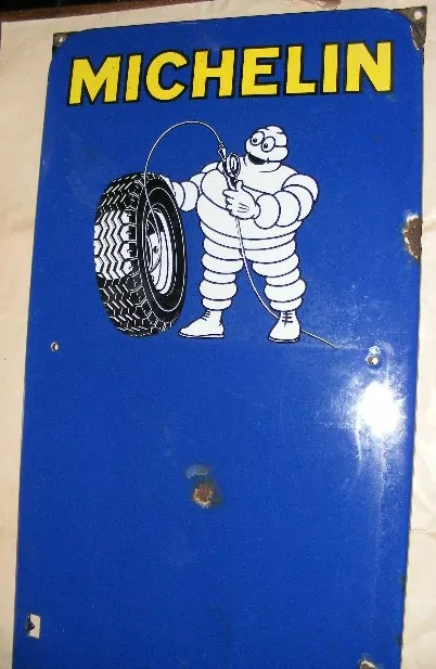 PLECHOVÁ SMALTOVÁ CEDULE MICHELIN