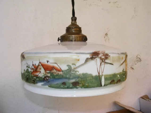 STAHOVACÍ STARÝ LUSTR STÍNÍTKO STAHOVAČKA MOSAZNÁ