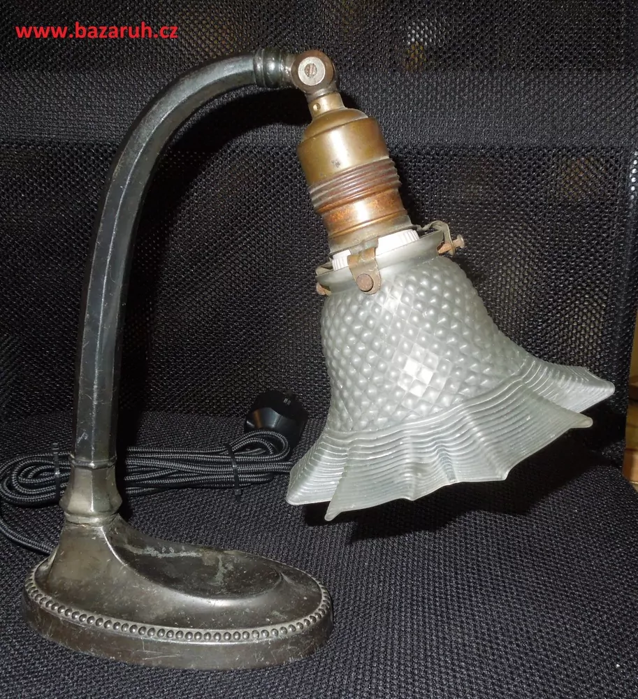 STAROŽITNÁ STOLNÍ NEBO NA ZEĎ LAMPA ELEKTRICKÁ