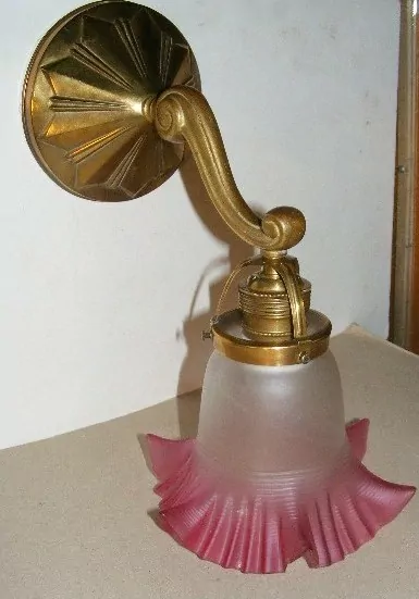 STAROŽITNÁ LAMPIČKA NA STĚNU 1 KS NÁSTĚNNÁ LAMPA