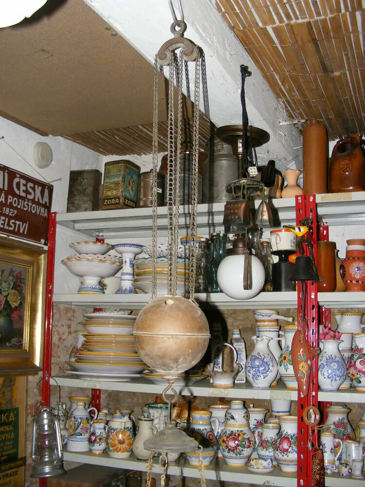 Starožitný stahovací lustr