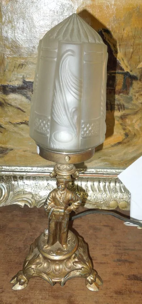 STAROŽITNÁ FIGULÁRNÍ LAMPA