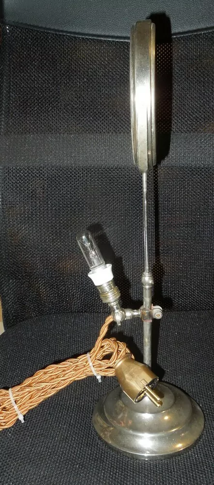 LAMPA STOLNÍ TOALETNÍ CHROM ZRCÁTKO