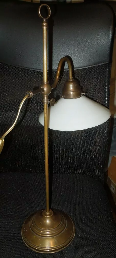 STAROŽITNÁ STARÁ  LAMPA , LAMPIČKA DO PRACOVNY