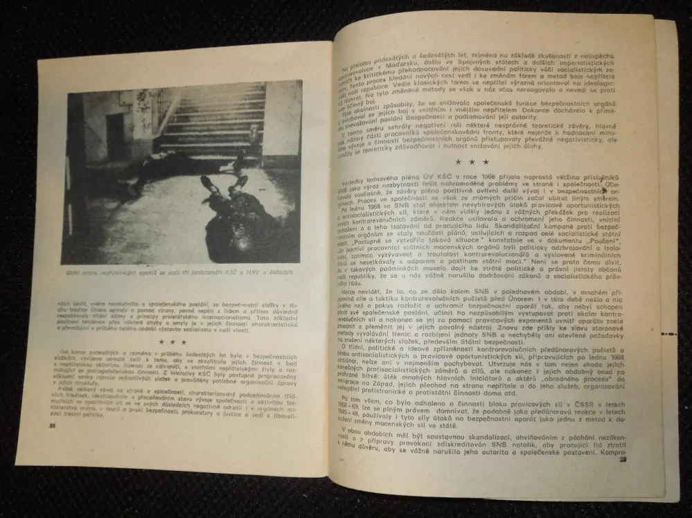 Z historie Sboru národní bezpečnosti (SNB) Vladislav Kroupa (1974)