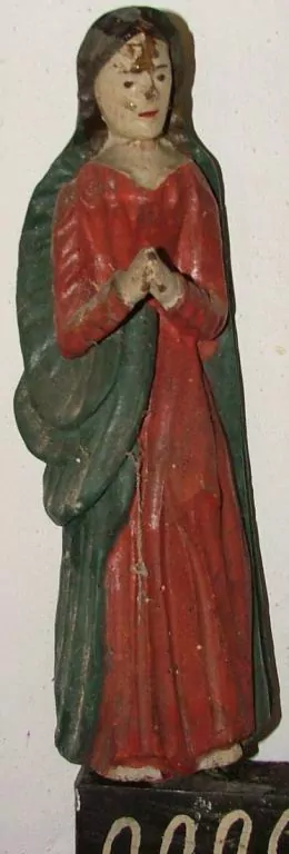 DŘEVOŘEZBA JEŽÍŠ KŘÍŽ LIDOVKA Kristus Marie ?