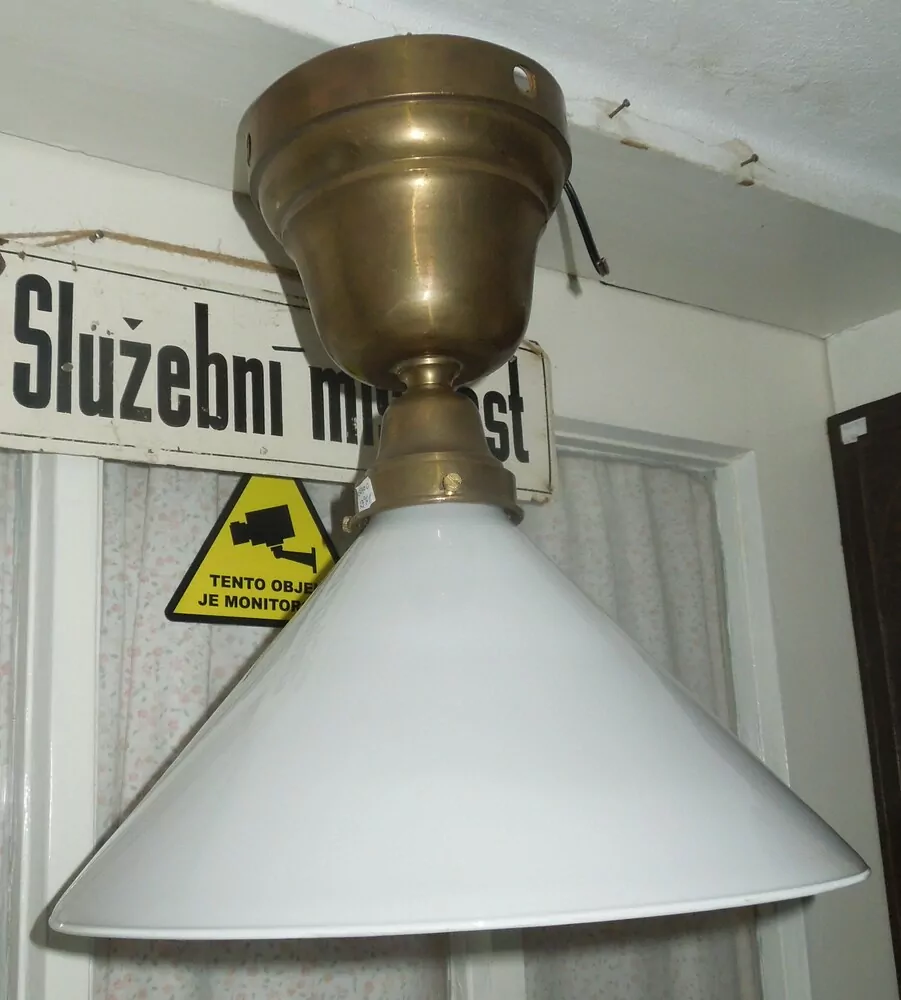 STROPNICE VELIKÁ STARÝ LUSTR 1 KS STÍNÍTKO ŠIRM 