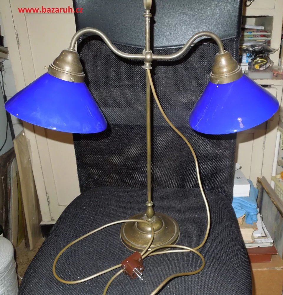 STAROŽITNÁ STOLNÍ LAMPA ELEKTRICKÁ 