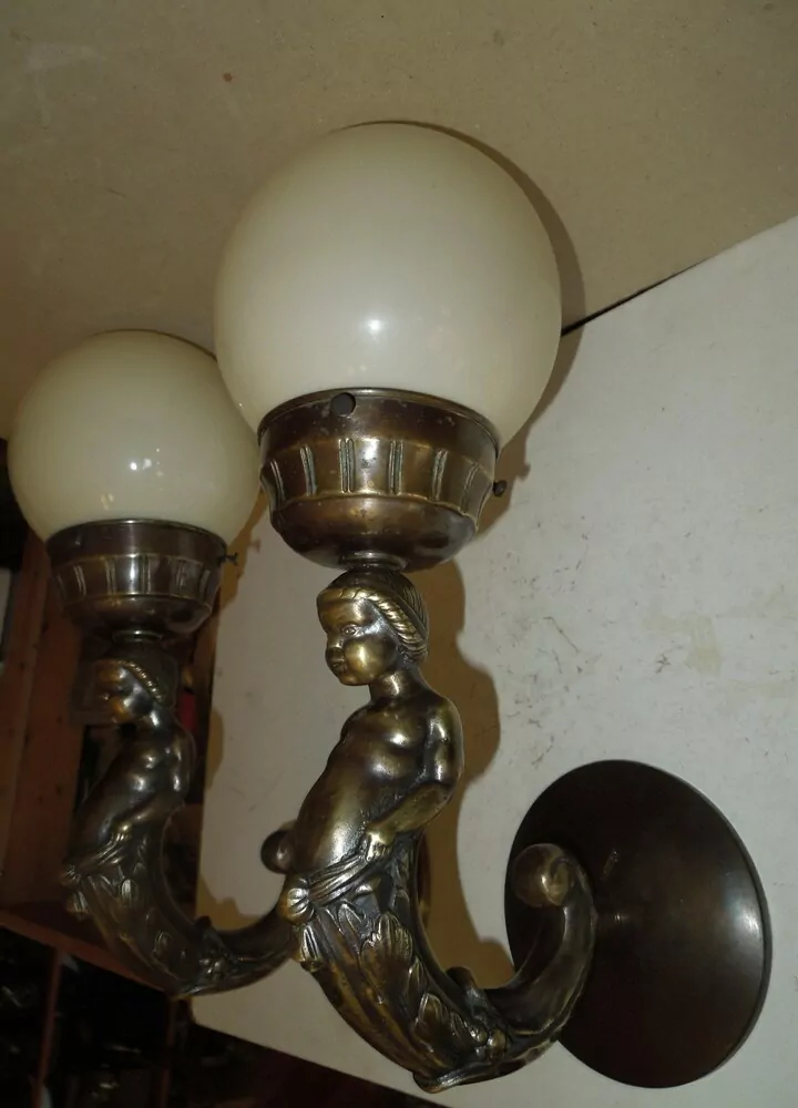 LAMPIČKA NA STĚNU 2 KS NÁSTĚNNÁ LAMPA FIGURÁLNÍ