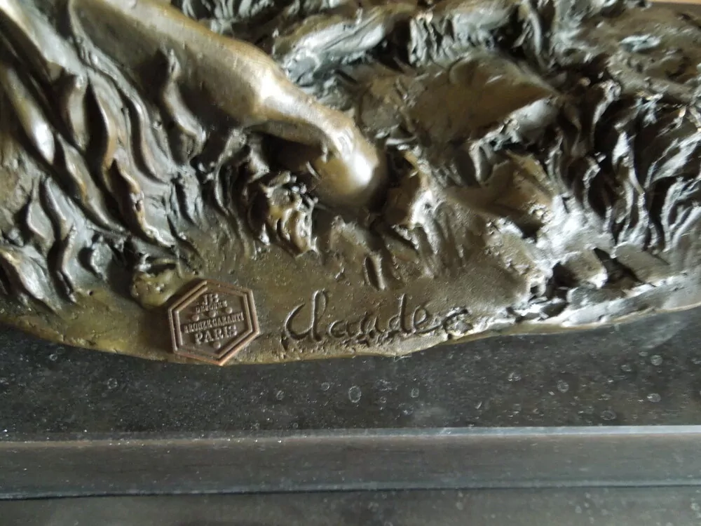 BRONZOVÁ SOCHA NAPOLEON NA KONI BRONZ 43,5 CM