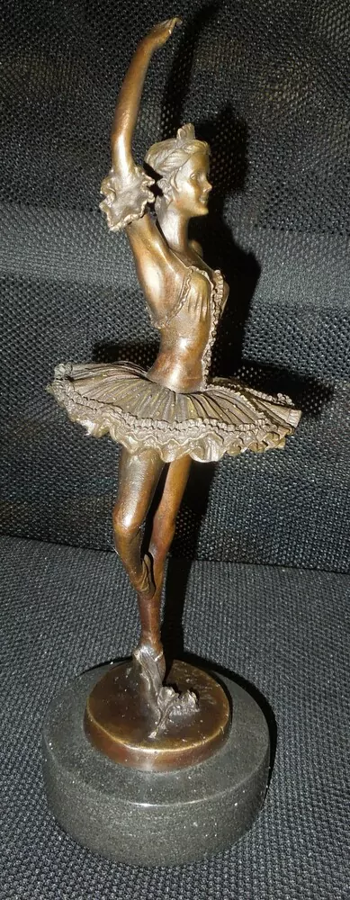 SOCHA BRONZ BALERÍNA 34 CM