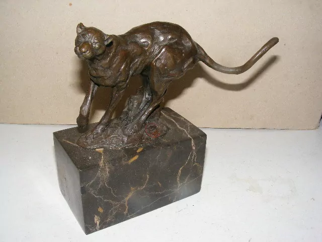 BRONZOVÁ SOCHA PUMA, BRONZ