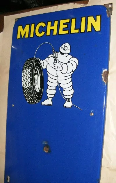 PLECHOVÁ SMALTOVÁ CEDULE MICHELIN