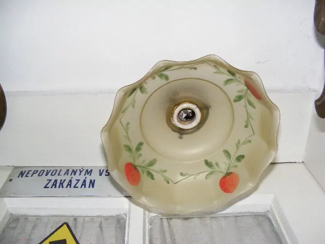 STROPNICE STARÝ LUSTR 1 KS STÍNÍTKO ŠIRM