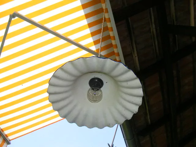 STARÝ LUSTR STÍNÍTKO KERAMICKÉ VELKÉ 37 CM