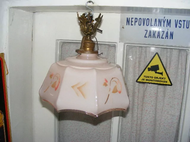 STROPNICE STARÝ LUSTR 1 KS STÍNÍTKO ŠIRM