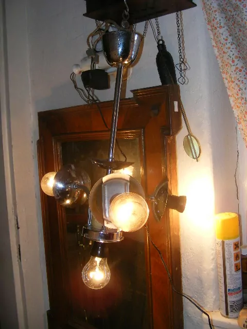 Lustr chrom  , chromový lustr
