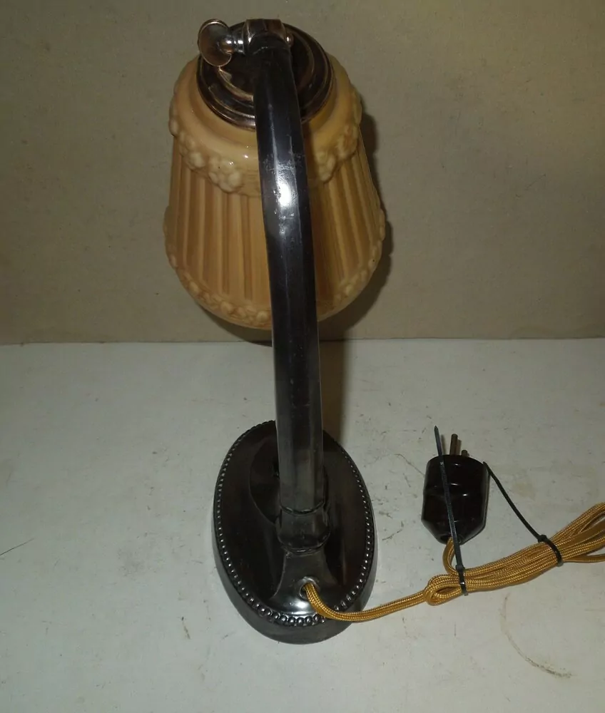 STAROŽITNÁ STOLNÍ LAMPA ELEKTRICKÁ, LAMPIČKA