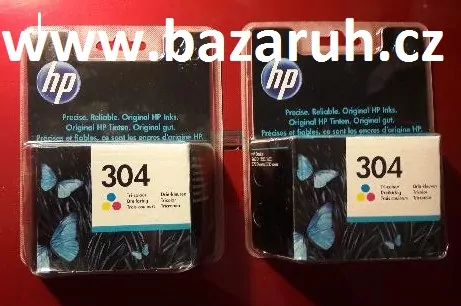 HP 304 N9K05AE barevná originální cartridge 2KS