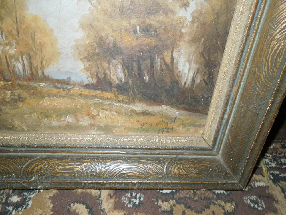 OBRAZ KRAJINA sig. Strýček